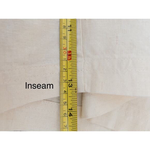 Lakhay's Collection Hemp Cotton Blend Pull On Cargo Shorts Neutral Size Large - Picture 8 of 12